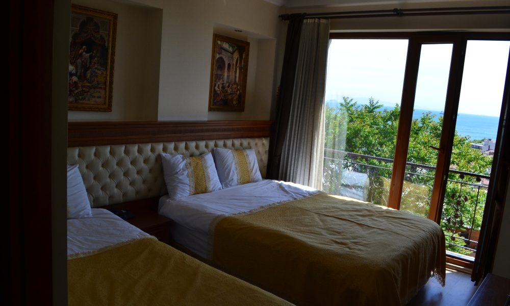 blue istanbul hotel triple room seaview